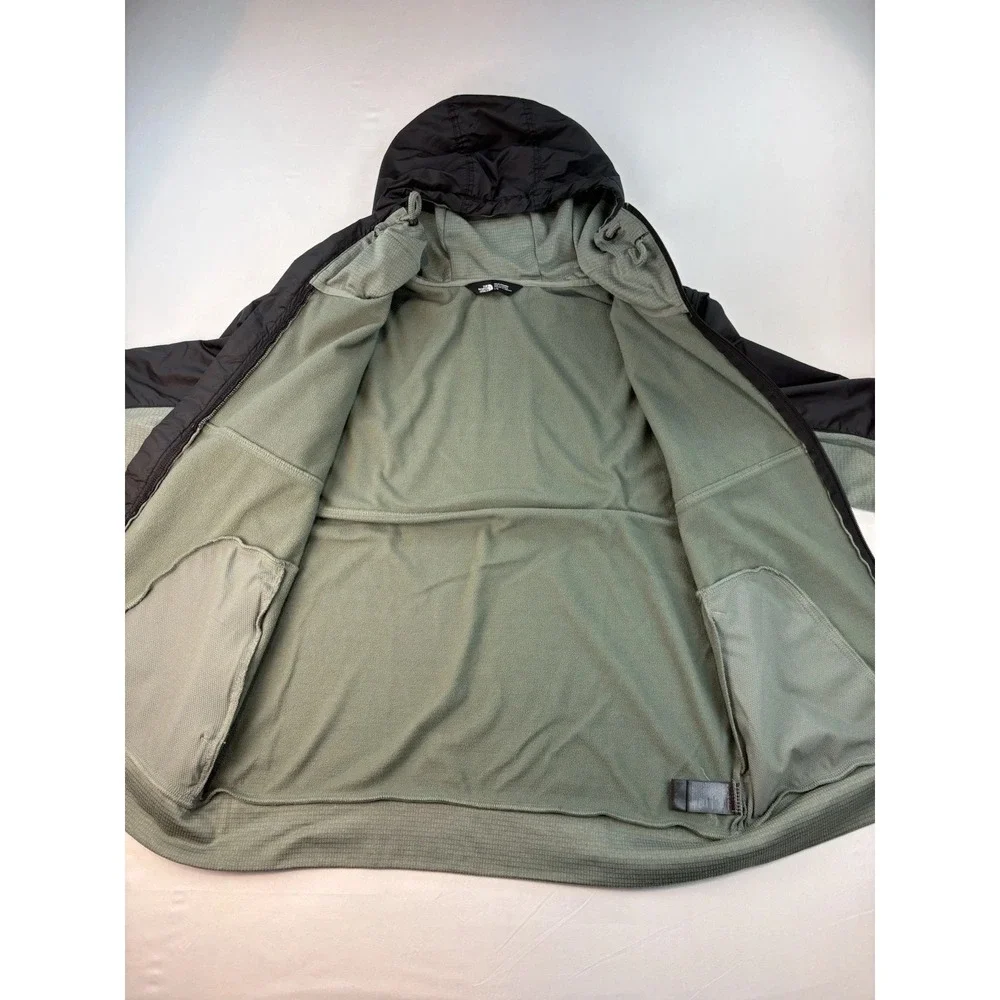 The North Face Men's Black Train N  Logo Full Zip Overlay Jacket Large